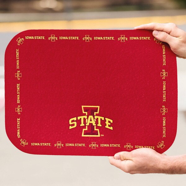 Iowa State Cyclones Cardinal Pet Placemat 12.5-inches x 17-inches